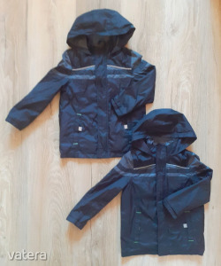 2 db Debenhams vízhatlan kapucnis kabát, teljesen egyformák, ikreknek is! 110 - 116 - os Kép