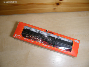 H0 Rivarossi DB BR 10 002 gőzmozdony  világítással, dobozában, szép állapotban, vasútmodell