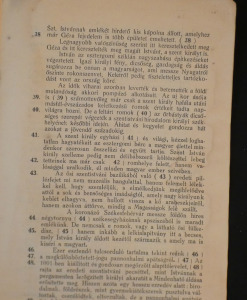 Szent István király filmkisérő szöveg és képjegyzék dokumentum 1938