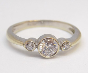 Köves arany gyűrű (ZAL-Au 110466)