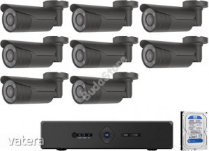 8 kamerás varifokális AHD megfigyelőrendszer CP PLUS rendszer 116863