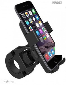 ÚJ!Kerékpáros telefontartó (360°-ban forgatható,kormányra rögzíthető)
