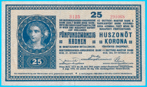 25 korona 1918 XF