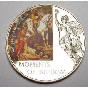 Libéria, 10 dollars 2006 PP - A szabadság pillanatai - Buda visszafoglalása - 1686 UNC