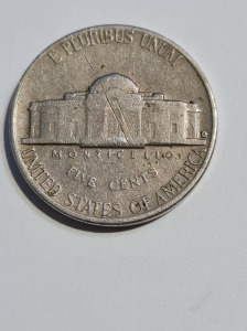 5 centes 1963 P Jefferson Nikkel + 2 érme