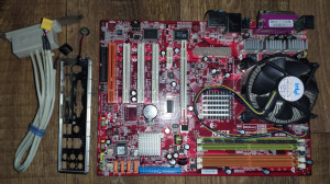 RETRO PC alkatrész - alaplap - LGA 775 - MSI 915P Neo2 - F v2.0 - A7028IMS - MS-7028 - Pentium4 3 GH