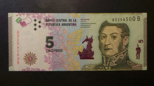 Argentína 5 Pesos 2002 VF (DZ4)