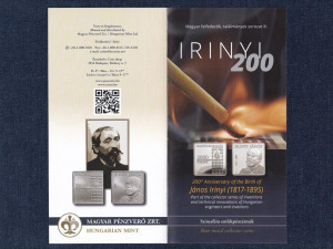 Irinyi János születésének 200. évfordulójára 2000 Forint 2017 prospektus (id67453) Kép