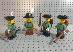 LEGO Pirates - Zöldkabátos katonák csapat - figurák csomag - ÚJ