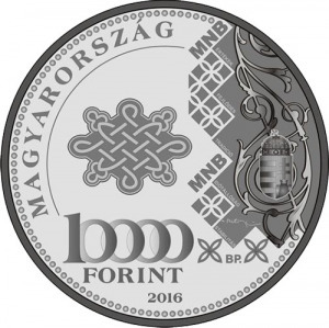 70 éves a Forint 10.000 Ft 2016, 31.46g Ag 0.925 PP UNC certivel és tájékoztatóval !