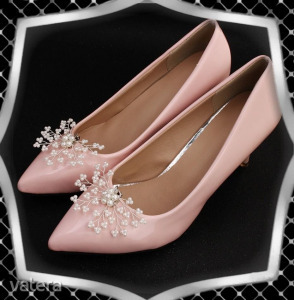 Ékszerek-cipődísz: Esküvői, menyasszonyi, alkalmi cipődísz, cipőklipsz ES-CK18 (K)