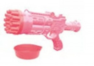 Buborékfújó pisztoly, 24 lyukas, rózsaszín - ÚJ