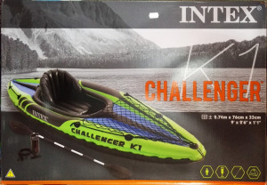 Új bontatlan Intex Challenger K1 felfújható kajak szett K-1