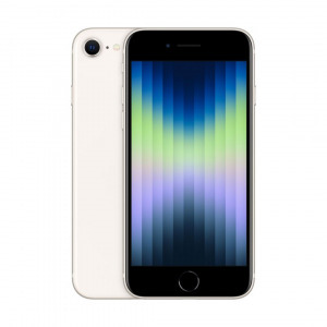 Apple iPhone SE 3 64GB (2022) Starlight MMXG3 Telefon, Okosóra Mobiltelefon