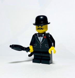 Hercule Poirot EREDETI LEGO egyedi minifigura - Új