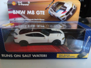 1/32 BMW M8 GTE modell autó salt water sós víz