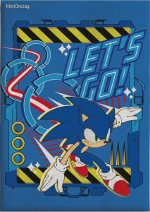 Sonic a sündisznó Let's Go coral fleece takaró 110x150cm