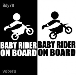 Baby Rider On Board matrica