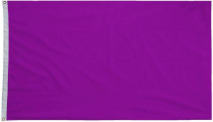 Egyszínű gokart zászló 90x150cm - lila