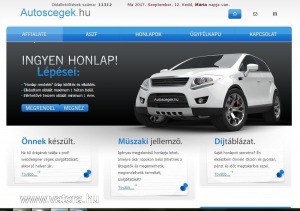 autoscegek.hu magyar végződésű domain + Honlap