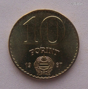 10 Forint 1987 UNC / Így ritkább R!