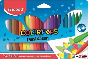 Zsírkréta, MAPED "Color'Peps" PlastiClean, 24 különböző szín