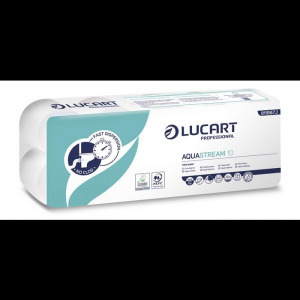 Lucart Aquastream 10 toalettpapír kistekercses 22m (811B67) (L811B67)