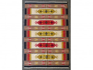 1K981 Torontáli közép méretű kézi szövésű szőnyeg 117 x 160 cm