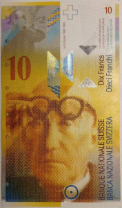 Svájc 10 frank 2006 UNC P-67b.3