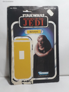 Star Wars Vintage Cardback ROTJ Bib Fortuna 1983 Kenner
