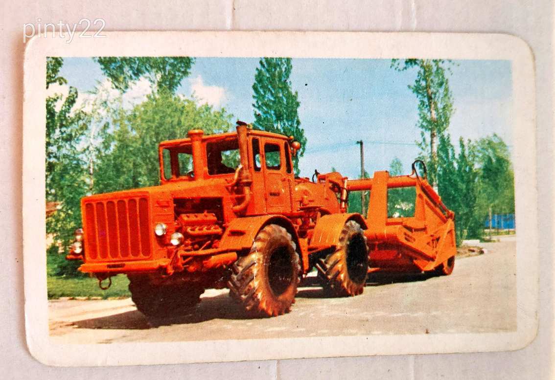 Kirovets K-700A csuklós kormányzású traktor - TMV Gépjavító 1980- kártyanaptár gyűjteményből eladó