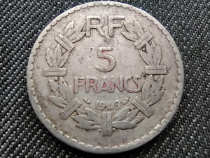 Franciaország Negyedik Köztársaság (1945-1958) 5 frank 1949 (id29085)