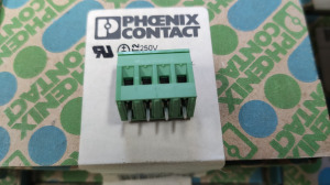 PHOENIX CONTACT - MKDS 2,5/4-5,08  - 1730418 -  sorkapocs - PCB terminál blokk- új - számlás - 50 db