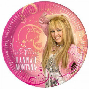 Hannah Montana party tányér