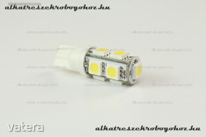 SMD 9 LED-es izzó T10 fehér 1 pár