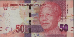 Dél-Afrika 50 rand UNC 2015
