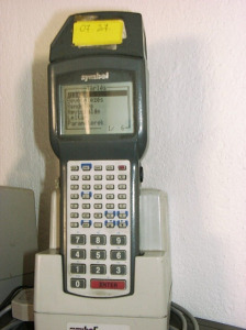 Symbol PDT3100, mobil computer, mérésadatgyűjtő , lézerolvasóval