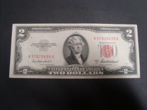 1953 2 dolláros USA