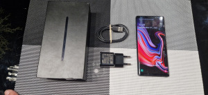 Samsung Galaxy Note 9 /128GB Újszerű Dual Független Black Garis !