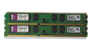 Kingston 4GB (2x2GB) DDR3 1066MHz cl7 memória