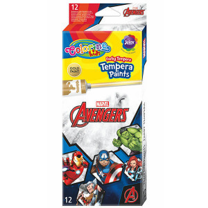 Colorino Disney Avengers tempera készlet - 12x12 ml