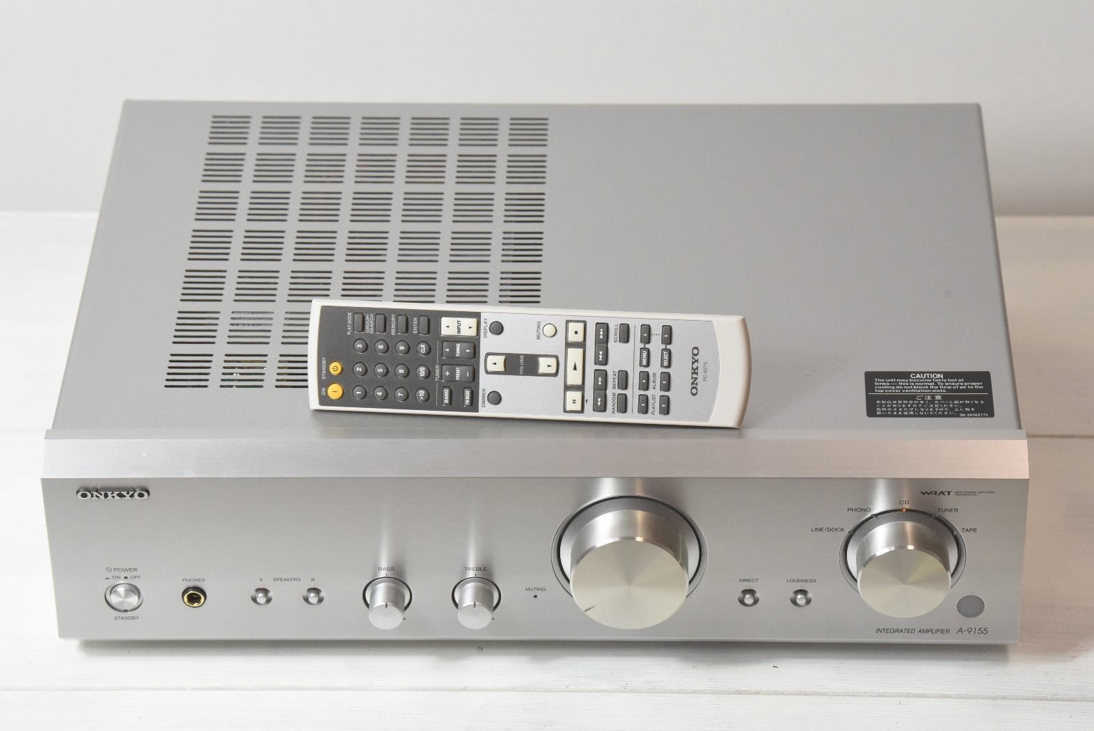 Onkyo A-9155 Stereo Integrated Amplifier Manual | HiFi Engine Onkyo A-9155 Stereo Integrated Amplifier Manual | HiFi Engine