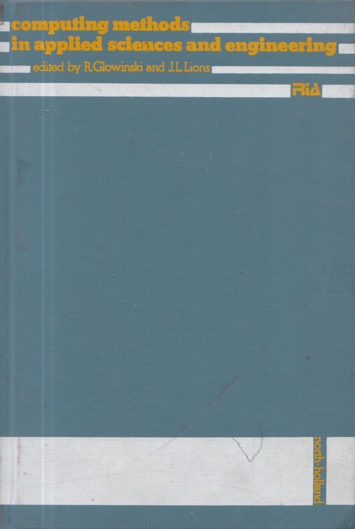 Computing methods in applied sciences and engineering